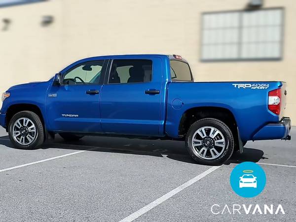 2018 Toyota Tundra CrewMax SR5 Pickup 4D 5 1/2 ft pickup Blue - -... for sale in Visalia, CA – photo 6