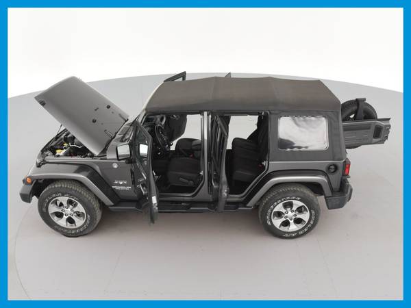 2017 Jeep Wrangler Unlimited Sahara Sport Utility 4D suv Gray for sale in Naples, FL – photo 16