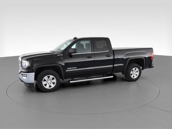 2018 GMC Sierra 1500 Double Cab SLE Pickup 4D 6 1/2 ft pickup Black... for sale in Brooklyn, NY – photo 4