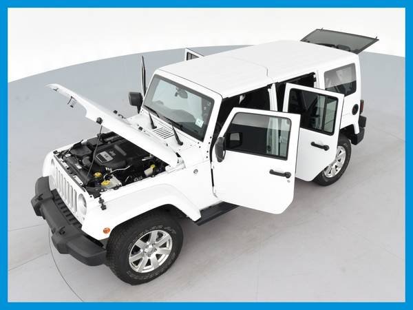 2016 Jeep Wrangler Unlimited Sahara Sport Utility 4D suv White for sale in State College, PA – photo 15