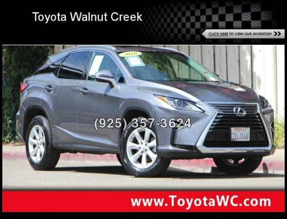 2016 Lexus RX *Call for availability for sale in ToyotaWalnutCreek.com, CA