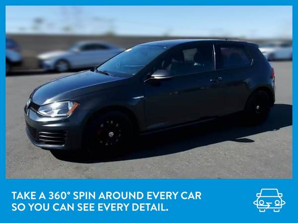 2015 VW Volkswagen Golf GTI S Hatchback Coupe 2D coupe Gray for sale in Covington, OH – photo 3
