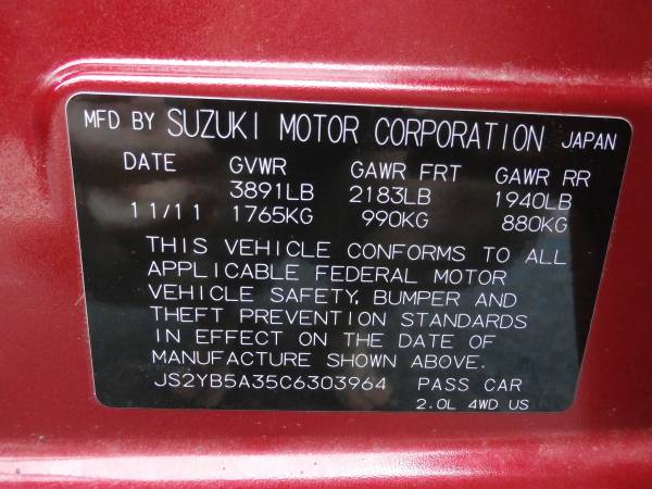 2012 Suzuki standard 110k miles - cars & trucks - by dealer -... for sale in coalport, PA – photo 8