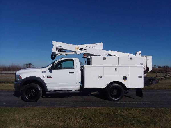 45' 2012 Dodge Ram 5500 Diesel Bucket Boom Lift Truck ALTEC AT37G -... for sale in Gilberts, IA – photo 3