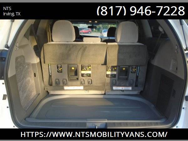 2017 TOYOTA SIENNA MOBILITY HANDICAPPED WHEELCHAIR POWER RAMP VAN for sale in Irving, AR – photo 24