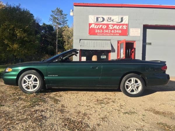 1996 Chrysler Sebring Convertible 40,600 Miles - cars & trucks - by... for sale in Avalon, WI – photo 2