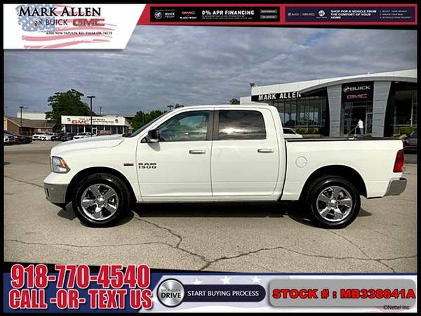 2016 RAM 1500 4WD Crew Cab 5 7 Ft Box Big Horn TRUCK - LOW DOWN! for sale in Tulsa, OK – photo 2