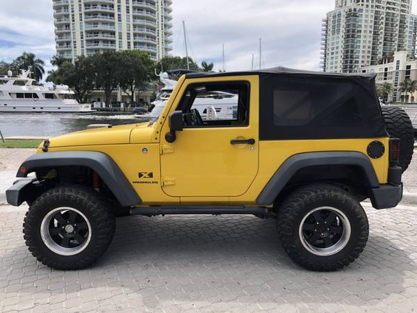 2008 *Jeep* *Wrangler* *4WD 2dr X* Detonator Yellow for sale in Fort Lauderdale, FL – photo 20