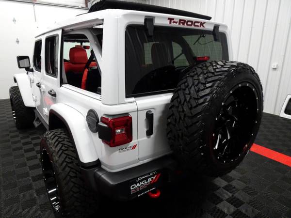 2021 Jeep Wrangler Rubicon T-ROCK sky POWER TOP suv White - cars & for sale in Branson West, AR – photo 23