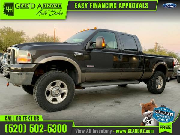 2005 Ford F250 for $16,995 or $262 per month! - cars & trucks - by... for sale in Tucson, AZ – photo 3
