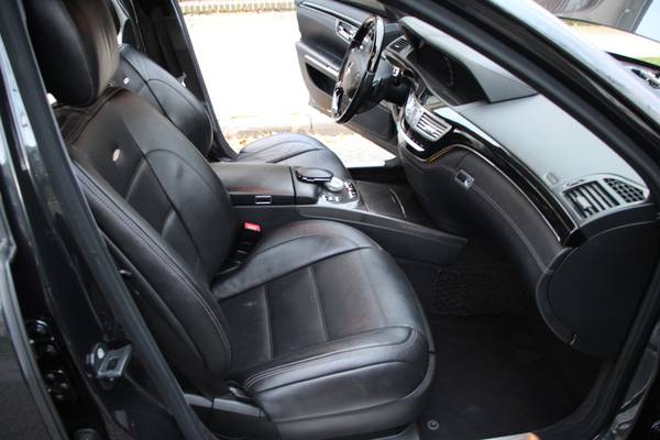 2011 MERCEDES S63 AMG MAGNETITE BLK OVER BLK RED STITCH PIANO BLK... for sale in Brooklyn, NY – photo 14