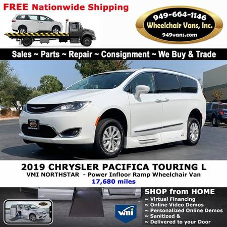 2019 Chrysler Pacifica Touring L Wheelchair Van VMI Northstar - Pow... for sale in LAGUNA HILLS, AZ – photo 5