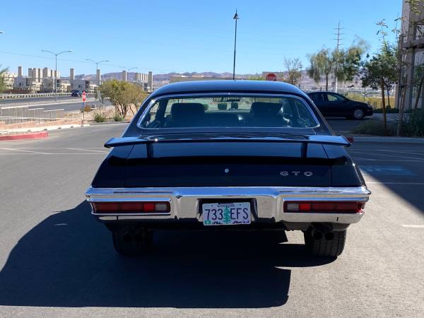 1970 Pontiac GTO Black Black 242 Car No Clone Here - cars & trucks -... for sale in Las Vegas, CA – photo 3