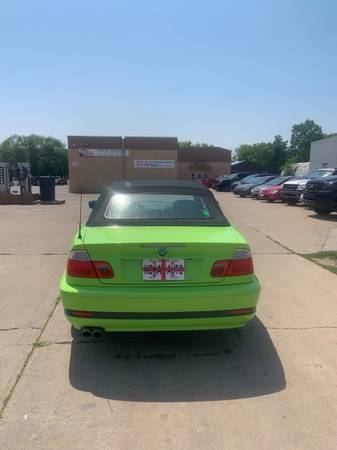 2004 BMW 330CI convertible Only 130K Miles M3 rims Lime green for sale in Osseo, MN – photo 4
