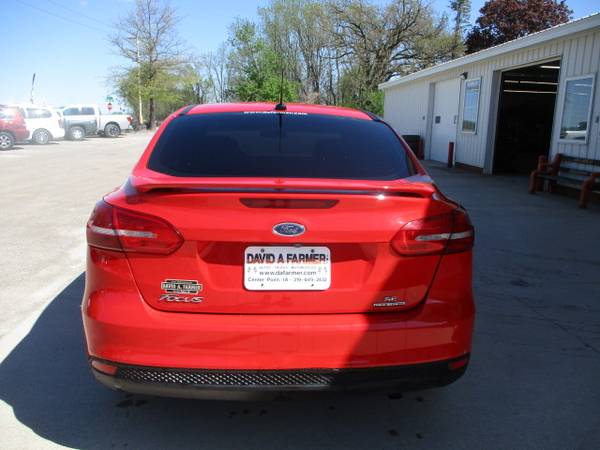 2015 Ford Focus SE 4 Door Low Miles/91K/Leather for sale in CENTER POINT, IA – photo 5