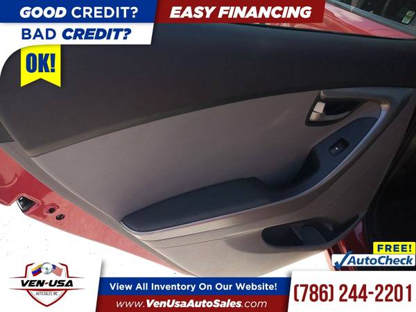 2016 Hyundai Elantra SESedan 6A 6 A 6-A (US) FOR ONLY 219/mo! for sale in Miami, FL – photo 9