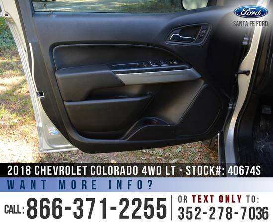 *** 2018 Chevrolet Colorado 4WD LT *** Touchscreen - Bedliner -... for sale in Alachua, FL – photo 12