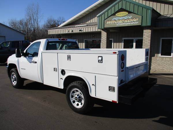 2012 chevrolet 3500 regular cab utility 4x4 only 67k miles clean 4wd... for sale in Forest Lake, WI – photo 2