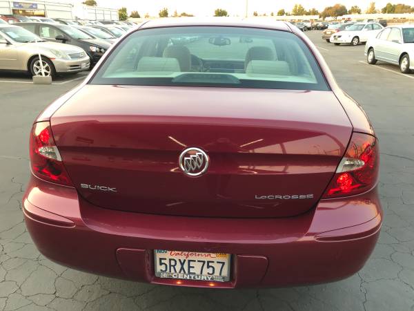 2005 Buick LaCrosse CX 4dr Sedan w/ Front and Rear Head low miles... for sale in Sacramento , CA – photo 4
