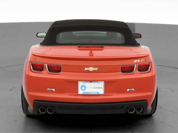 2013 Chevy Chevrolet Camaro ZL1 Convertible 2D Convertible Orange -... for sale in Hobart, IL – photo 9