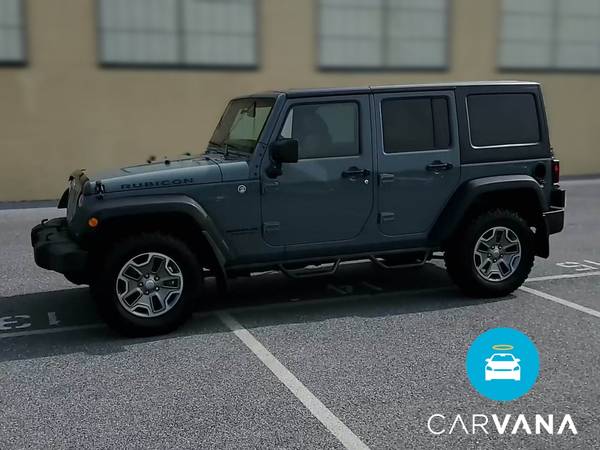 2014 Jeep Wrangler Unlimited Rubicon Sport Utility 4D suv Gray - -... for sale in San Marcos, TX – photo 4