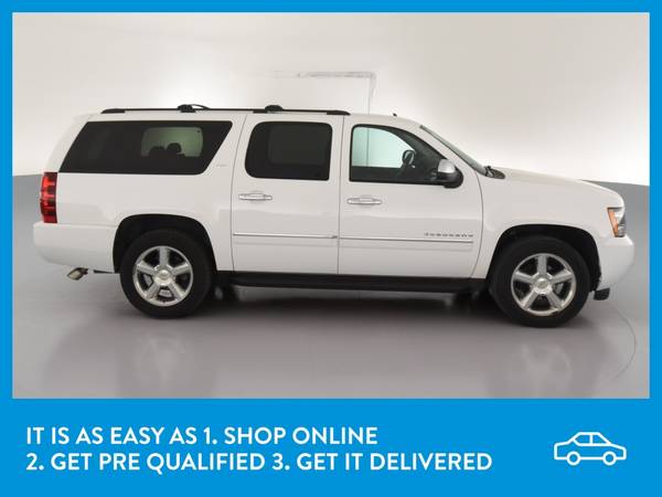 2014 Chevy Chevrolet Suburban 1500 LTZ Sport Utility 4D suv White for sale in New Haven, CT – photo 10