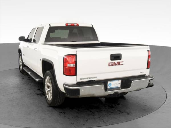2015 GMC Sierra 1500 Crew Cab SLT Pickup 4D 5 3/4 ft pickup White for sale in Arlington, District Of Columbia – photo 8