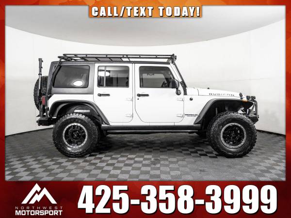 Lifted 2015 *Jeep Wrangler* Unlimited Rubicon 4x4 - cars & trucks -... for sale in Everett, WA – photo 4