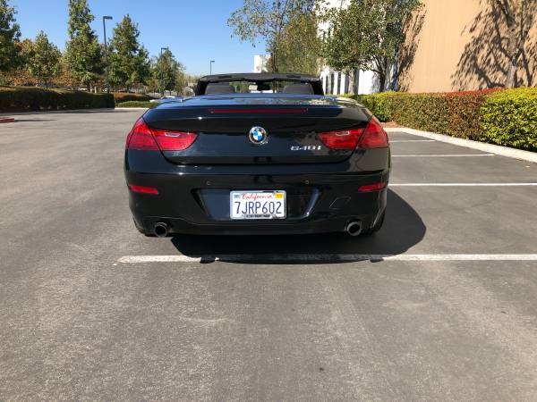 2012 BMW 640i CONVERTIBLE-- BLACK ON BLACK, SUPER CLEAN - cars &... for sale in Corona, CA – photo 5