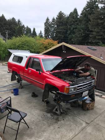 REGISTERED 1985 TOYOTA/22re efi/straight axle for sale in Arcata, CA – photo 3