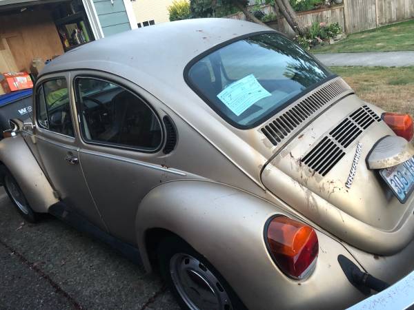 1974 VW Bug - cars & trucks - by owner - vehicle automotive sale for sale in Maple Valley, WA – photo 3