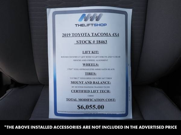 2019 Toyota Tacoma SR5 DOUBLE CAB 5 BED V6 Passenger - Lifted Trucks... for sale in Phoenix, AZ – photo 2