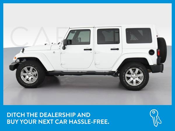 2016 Jeep Wrangler Unlimited Sahara Sport Utility 4D suv White for sale in Chillicothe, OH – photo 4