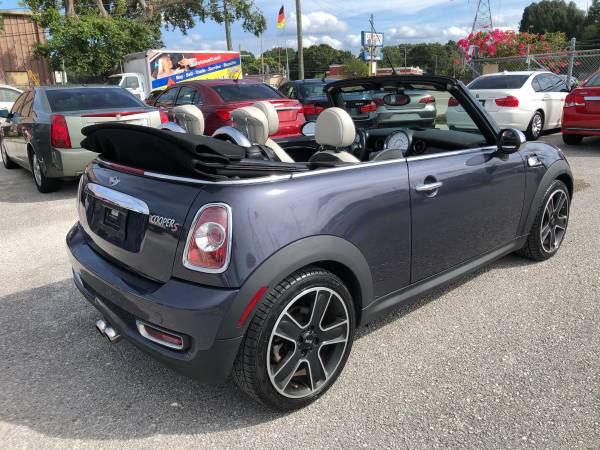 2012 MINI COOPER S CONVERTIBLE*CLEAN CAR FAX*ONLY 65K MILES* for sale in Clearwater, FL – photo 3