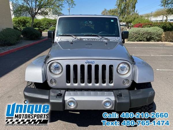 2017 JEEP WRANGLER UNLIMITED SAHARA 4WD 4DR UNIQUE TRUCKS - cars & for sale in Tempe, CO – photo 9