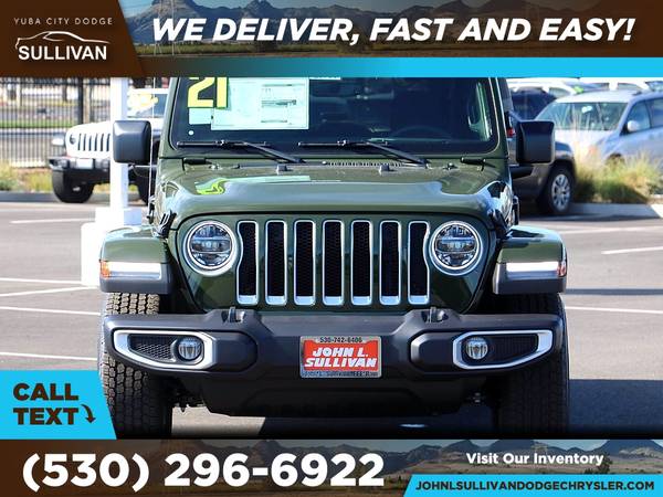 2021 Jeep Wrangler Sahara FOR ONLY 783/mo! - - by for sale in Yuba City, CA – photo 4