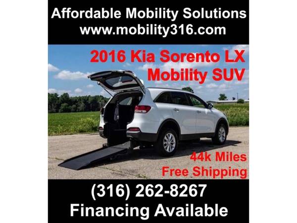 2016 Kia Sorento LX Wheelchair Mobility Handicap FREE SHIPPING! for sale in Wichita, KS