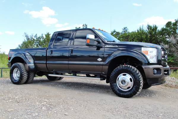 2015 FORD F350 KING RANCH 4X4 - BLK ON BLK - NAV ROOF- NEW 35" TOYO MT for sale in LEANDER, TX – photo 14