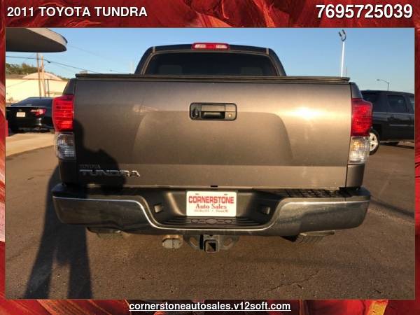 2011 TOYOTA TUNDRA CREWMAX SR5 - cars & trucks - by dealer - vehicle... for sale in Flowood, MS – photo 8