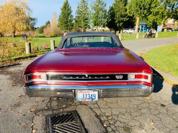 1966 Chevy Chevelle convertible for speed - cars & trucks - by owner... for sale in Lynnwood, CA – photo 5