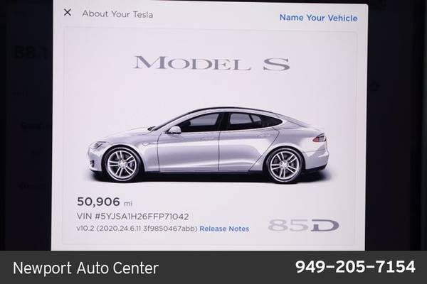 2015 Tesla Model S 85D AWD All Wheel Drive SKU:FFP71042 - cars &... for sale in Newport Beach, CA – photo 12