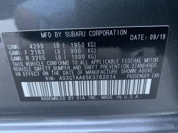 2019 Subaru Impreza 2.0i Wagon W/ 9K Miles - cars & trucks - by... for sale in Richland, WA – photo 18