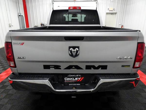 2016 RAM 1500 4WD Quad Cab SLT pickup Silver - cars & trucks - by... for sale in Branson West, MO – photo 6