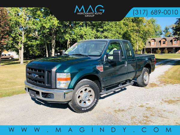 2010 *Ford* *F-250 SD* *XL SuperCab 2WD* GREEN for sale in Cicero, IN