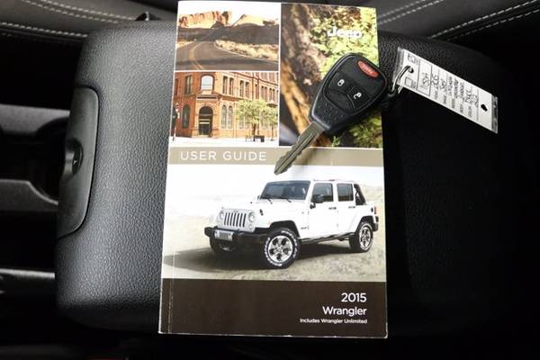 TOUGH Black WRANGLER 2015 Jeep Unlimited Rubicon 4X4 4WD HARD for sale in clinton, OK – photo 12