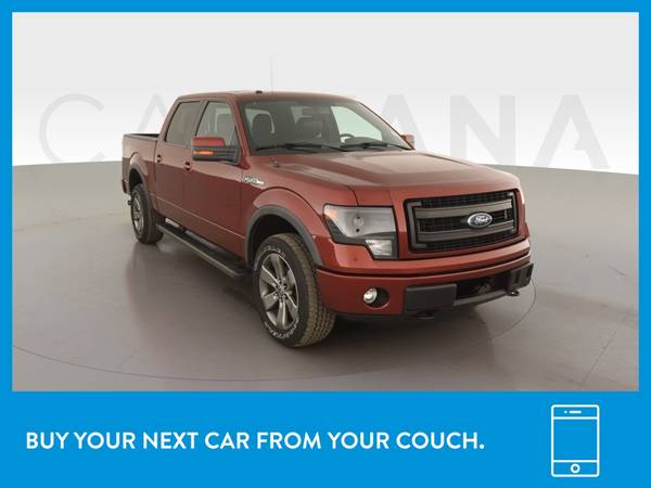 2014 Ford F150 SuperCrew Cab FX4 Pickup 4D 5 1/2 ft pickup Orange for sale in Collinsville, CT – photo 12
