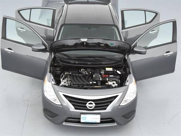 2017 Nissan Versa SV Sedan 4D sedan GRAY - FINANCE ONLINE for sale in Indianapolis, IN – photo 4