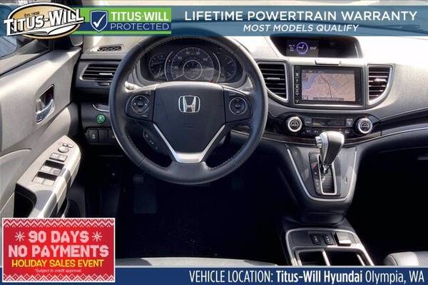 2015 Honda CR-V AWD All Wheel Drive CRV EX-L SUV - cars & trucks -... for sale in Olympia, WA – photo 4