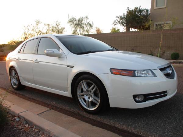 2007 ACURA TL 3.2 WITH NAVIGATION ** PEARL WHITE ** 101K MILES -... for sale in Phoenix, AZ – photo 5