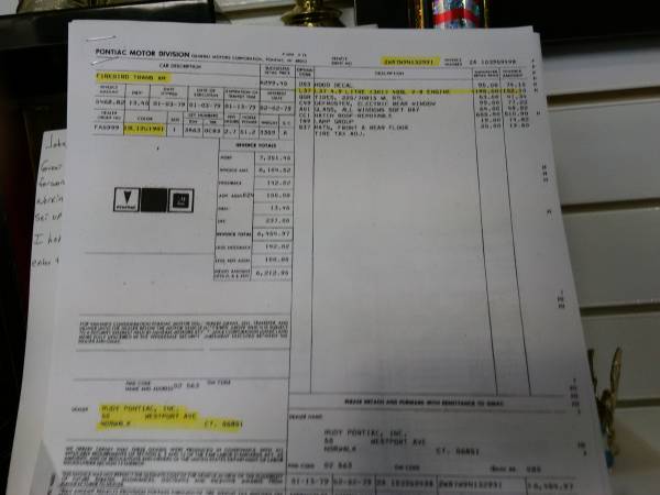Ok1977 TRANS AM Z- CODE for sale in Yonkers, NY – photo 13